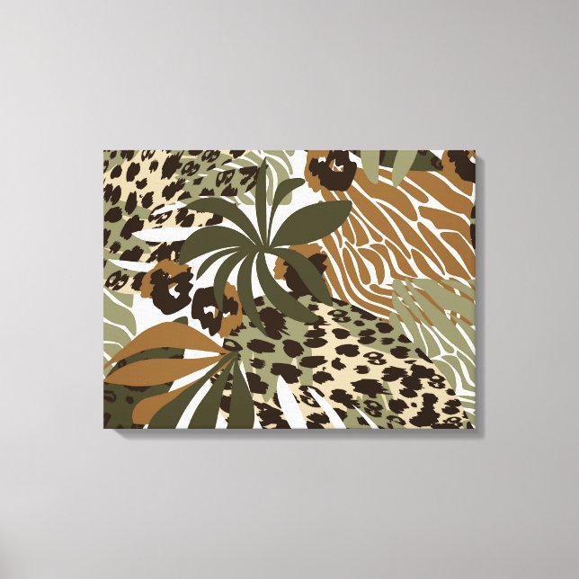 Toile Canvas Mur Art-Jungle Poster de animal (Recto)