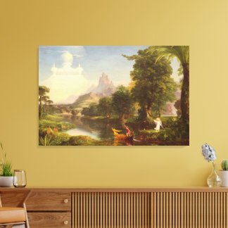 Toile canvas painting reprint, the voyage of life youth