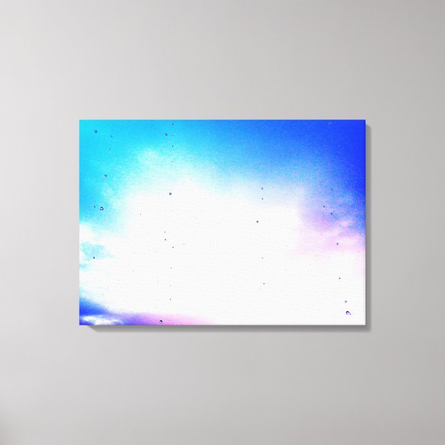 TOILE CANVAS RAINDROPS  (Recto)