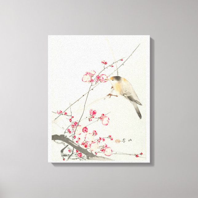 TOILE CANVAS STRETCHÉ : OHARA KOSON : SONGBIRD (Recto)