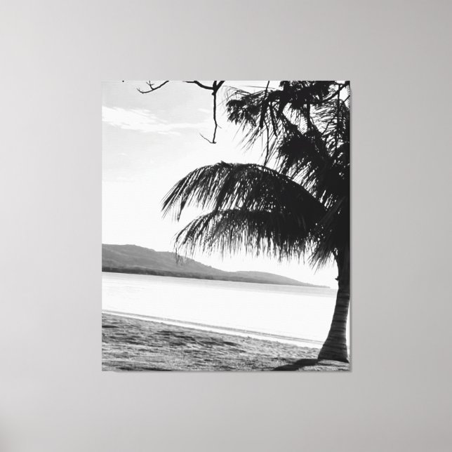 Toile Canvas Tropical Beach (Recto)