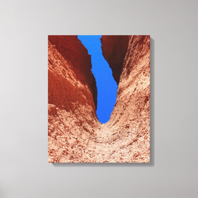 Toile Canyon de Mojave – Ciel de désert vertical (Recto)