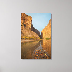 Toile Canyon de Santa Elena et Rio Grande au lever du so