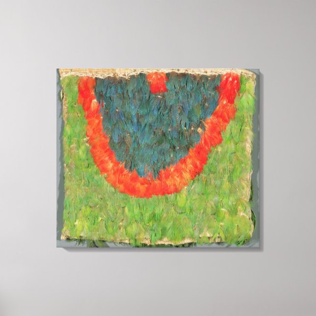 Toile cape à plumes (Recto)