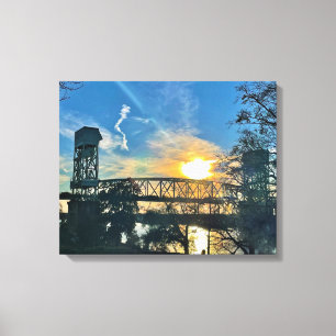 Toile Cape Fear Memorial Bridge Wilmington NC