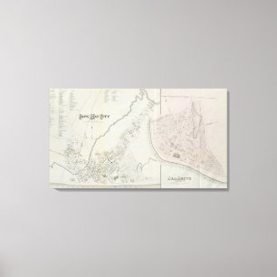 Toile Cape May City et Sea Grove, New Jersey