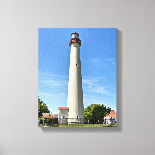 Toile Cape May Lighthouse, New Jersey Wrapped Canvas (Recto)