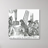 Capitaine Avery recevant trois coffres du Trésor