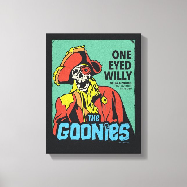 Toile Capitaine de l'Inferno Willy Pirate à un oeil (Recto)