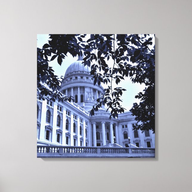 Toile Capitole bleu (Recto)