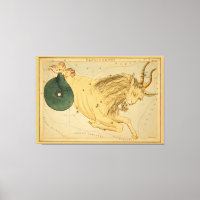 Capricorne - Signe Vintage de l'image du Zodiac