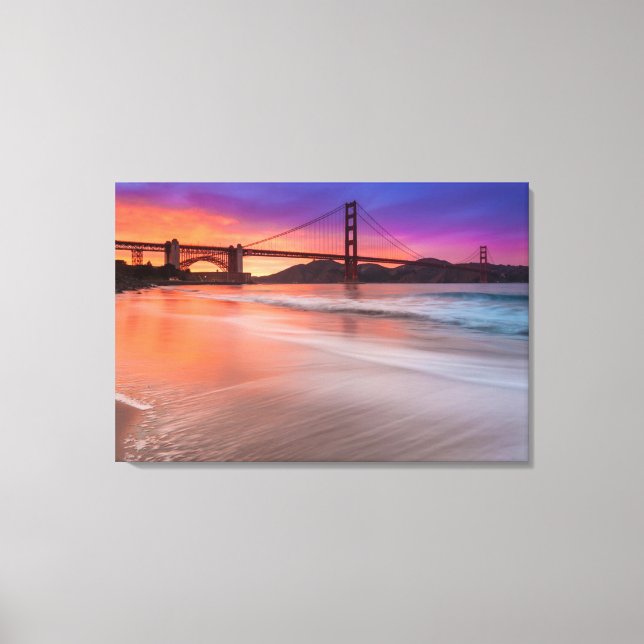 Toile Capture du Golden Gate Bridge de San Francisco (Recto)