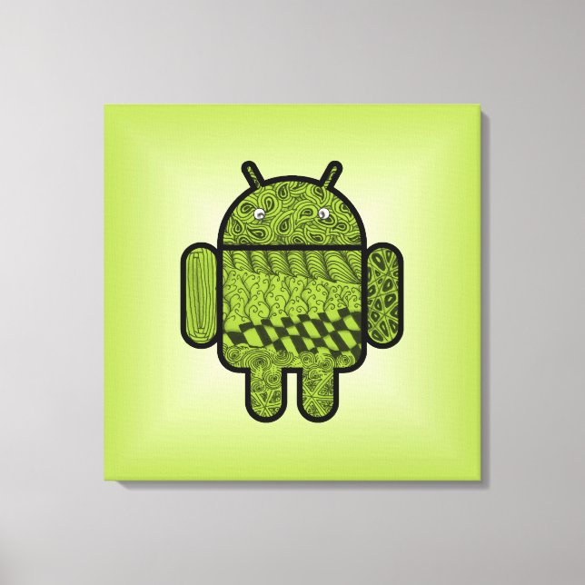 Toile Caractère de gribouillage pour Android™ (Recto)