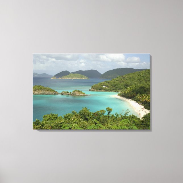 Toile Caraïbes, îles Vierges américaines, St. John, Tron (Recto)