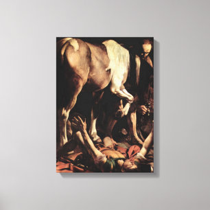 Toile Caravaggio - Conversion de Saul