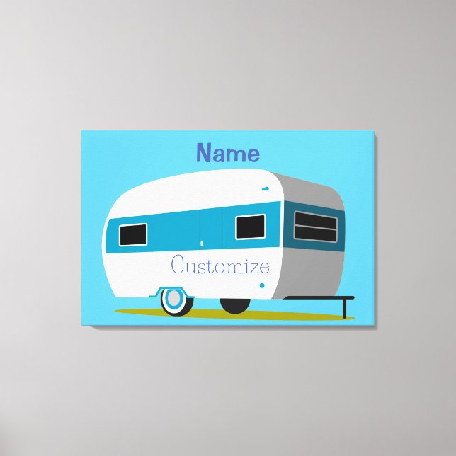 Toile Caravan Camper RV Thunder_Cove (Recto)