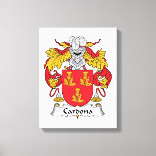 Toile Cardona Family Crest