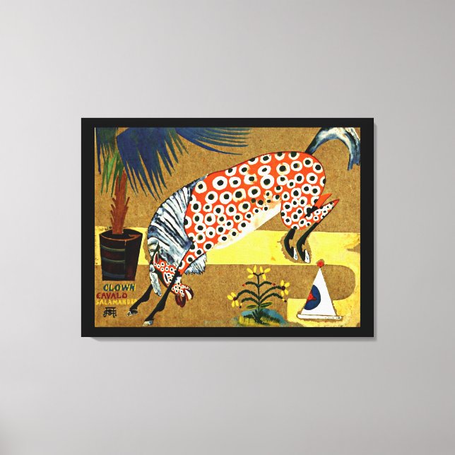 Toile Cardoso - Cheval Clown Salamandra (Recto)