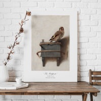 Carel Fabritius Goldfinch Néerlandais 1654 Art fin