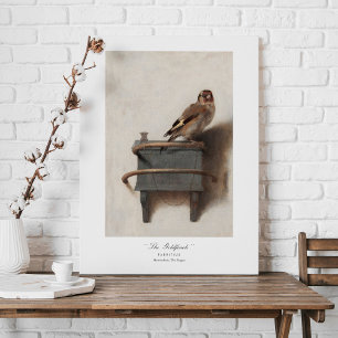 Toile Carel Fabritius Goldfinch Néerlandais 1654 Art fin