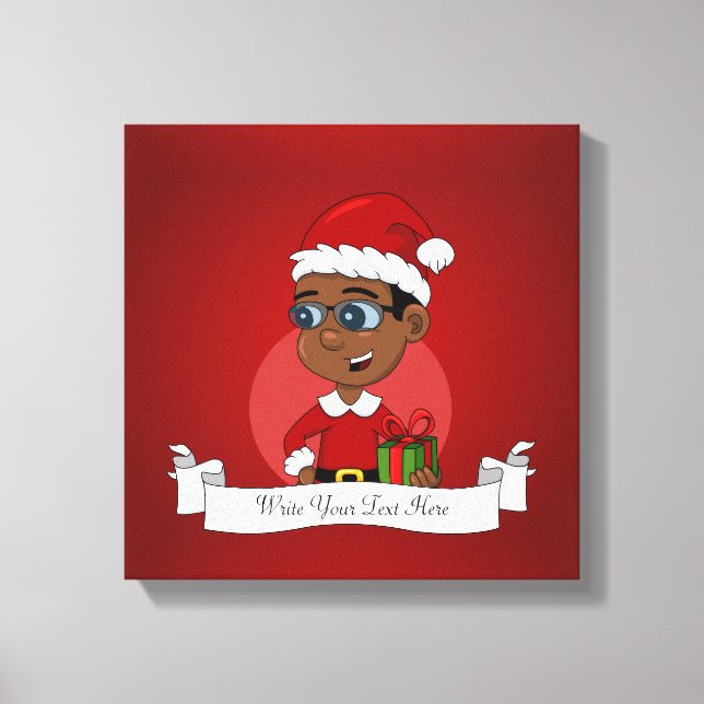 Toile Caricature de Noël (Recto)