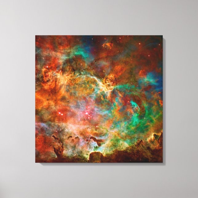 Toile Carina Nebula dans la constellation Navis Argo (Recto)