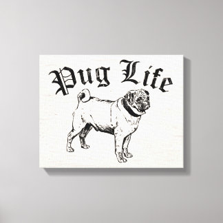 Toile Carlin Life Funny Chien Gangster