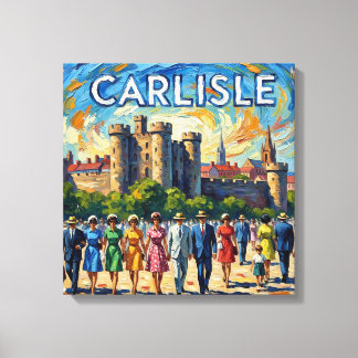 Toile Carlisle Castle Historic Monument Stretched Canvas