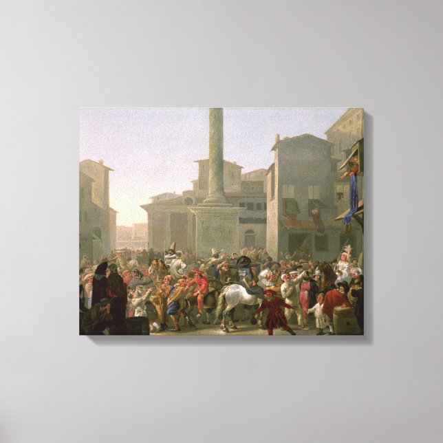 Toile Carnaval à Rome, c.1650-51 (Recto)