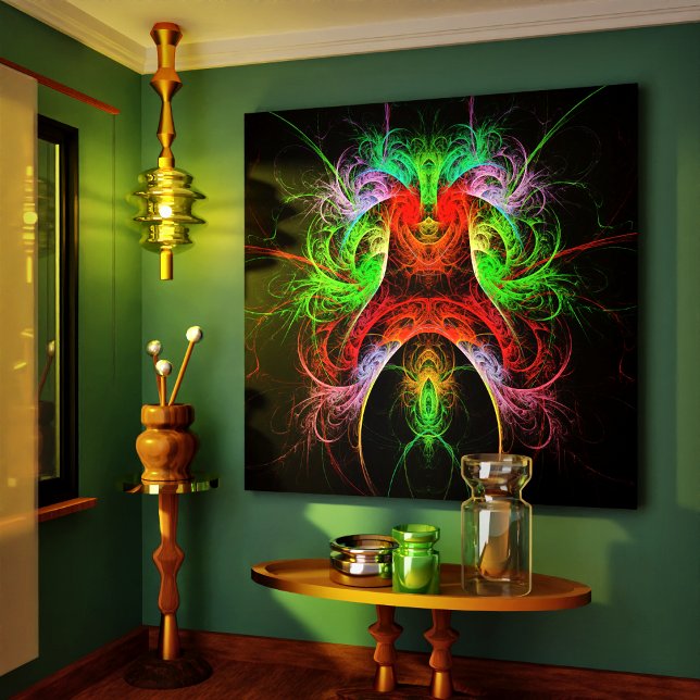 Toile Carnaval Abstrait Enveloppée (Carnaval Abstract Art Wrapped Canvas Print)