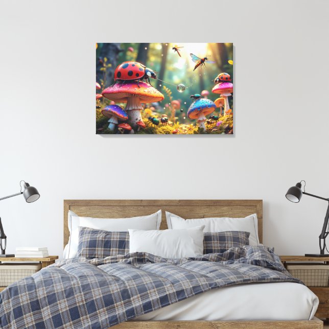 Toile Carnaval d'insectes enchâssés (Insitu(Chambre))
