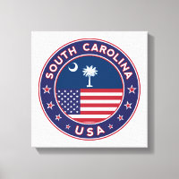 Caroline du Sud, États-Unis, affiche Caroline du S
