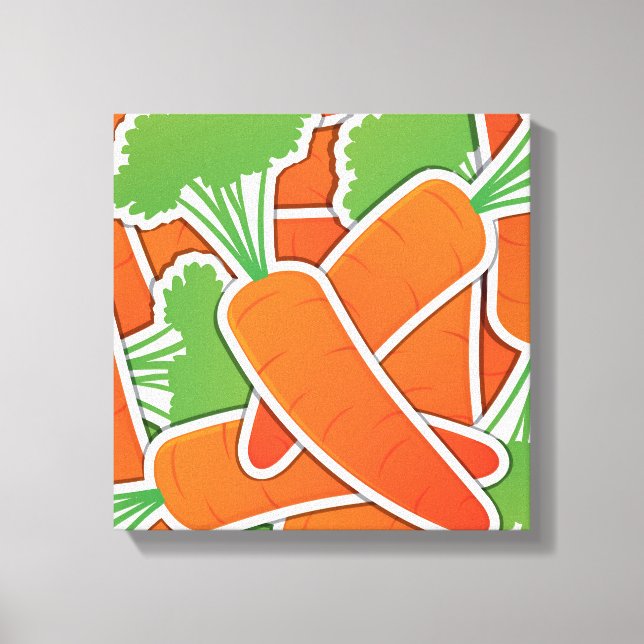 Toile Carottes funky ! (Recto)
