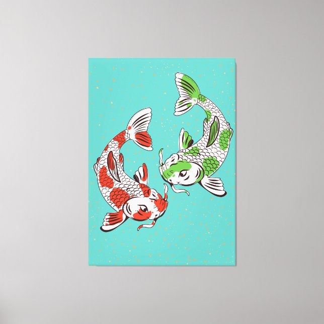 Toile Carpe Koi (Recto)