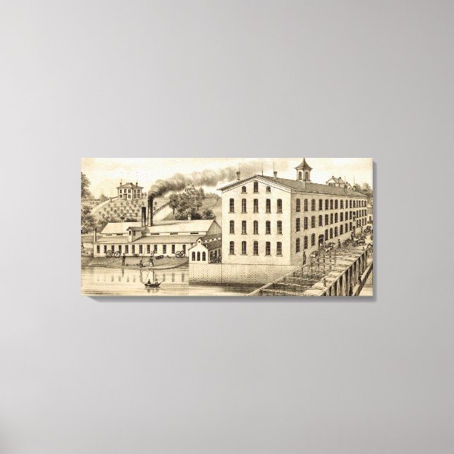 Toile Carpentersville Illinois Iron and Bolt Co. 1871 (Recto)