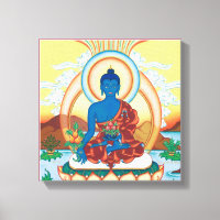 CARRÉ CANVAS - Bouddha de médecine - Maître de gué