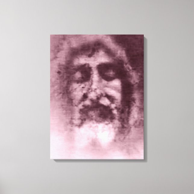 Toile Carreau de Turin : Le visage de Dieu, Jésus-Christ (Recto)