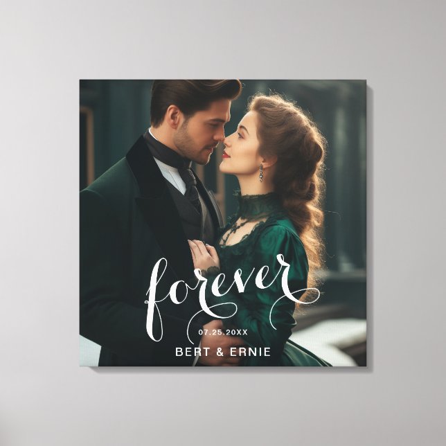 Toile carrée de 60 cm sur toile de l'amour et de l (Recto)