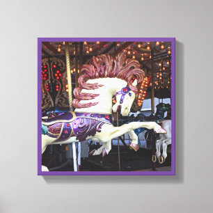 Toile Carrousel de cheval peint joyeux série 12