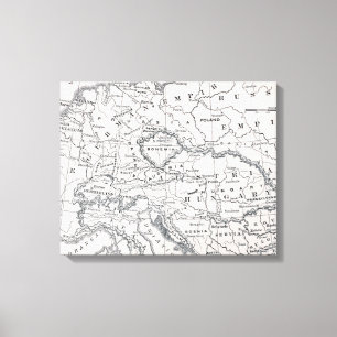 TOILE CARTE : ALLEMAGNE ET AUTRICHE