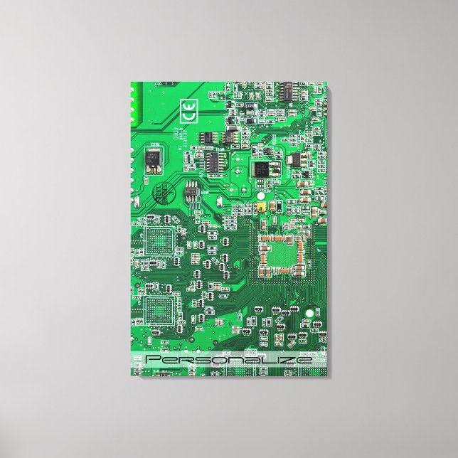 Toile Carte circuit imprimé circuit vert PCB (Recto)