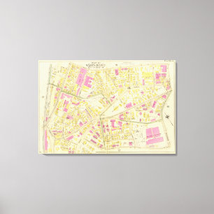 Toile Carte de Boston 16