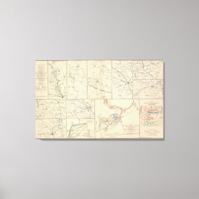 Toile Carte de campagne Savannah Goldsborough (Recto)