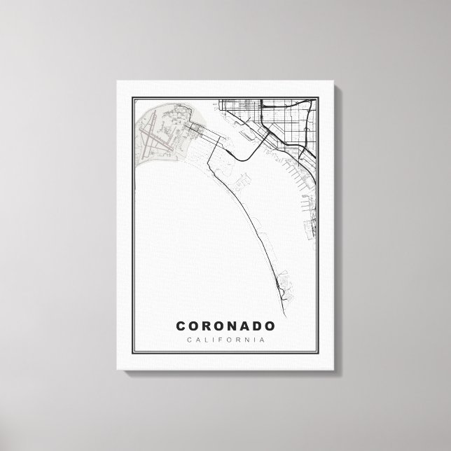 Toile Carte de Coronado (Recto)
