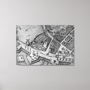 Toile Carte de Hambourg