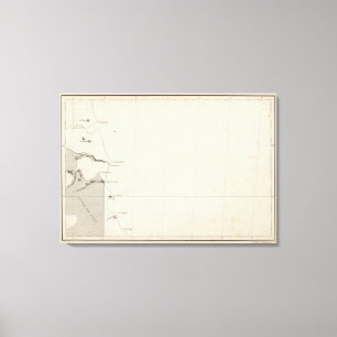 Toile Carte de la République du Chili 13