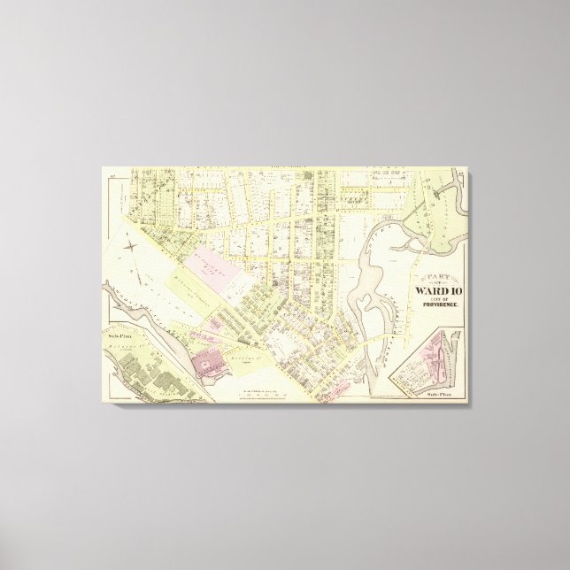 Toile Carte de l'Atlas de Riverside Woolen Mills (Recto)