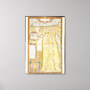 Toile Carte de l'Egypte antique, 1584