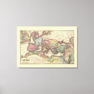 Toile Carte de l'Empire romain
