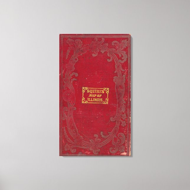 Toile Carte de l'Illinois 2 (Recto)